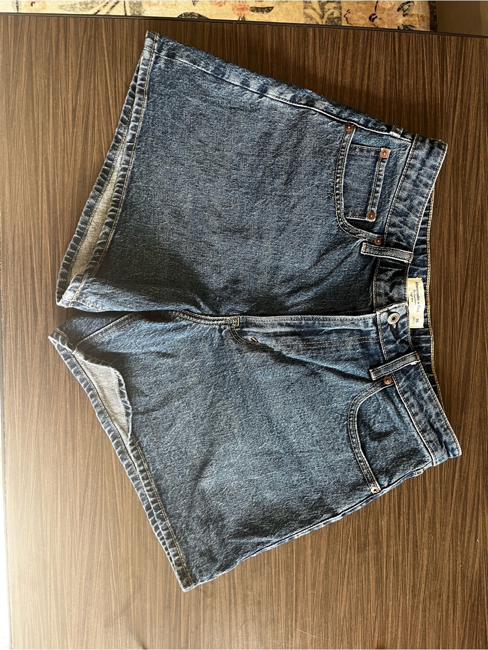 Abercrombie Curve Love The Dad Short High Rise